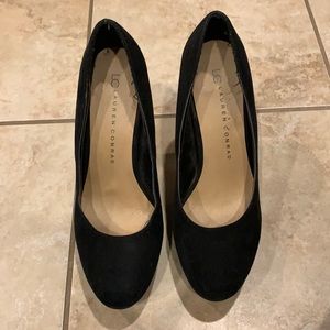 Lauren Conrad black platform heels
